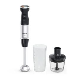 Prepararea alimentelor - Blender vertical Tefal Quickchef+ HB672830, 1000 W, tehnologie Powelix, functie turbo, 20 viteze, mod silentios, tocator 0.5 L, recipient 0.8 L, negru & argintiu