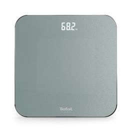 Îngrijire personală - Cântar de baie Tefal Classic PP1903V0, 180 KG, gradații la 100 g, 31 x 31 cm, sticlă, gri