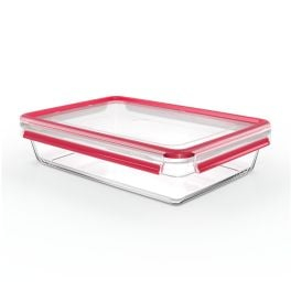 Caserole - Caserola Tefal MasterSeal Glass N1041210, 3 L, sticla, inchidere 100% etansa, transparent