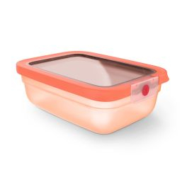 Caserole - Caserolă Tefal ONEClick N1210810, 1.2 L, plastic, închidere 100% etanşă, portocaliu