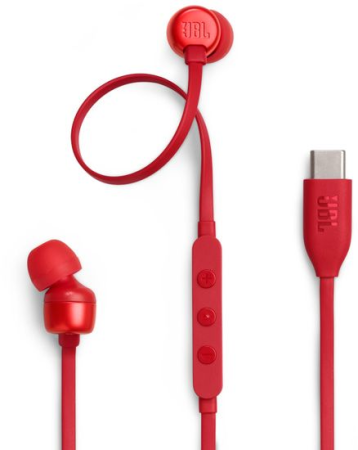 Căști - Căști in-ear JBL Tune 310C USB-C Red