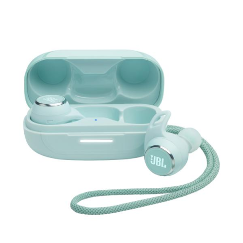 Căști - Căști sport True Wireless, Adaptive Noise Cancelling, IP68, autonomie 24 ore, Bluetooth 5.2, verde mentă