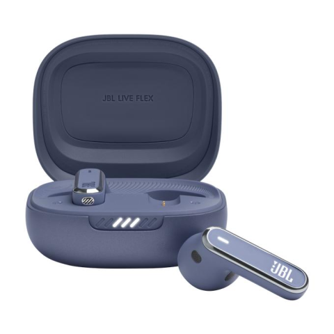 Căști - Căști True Wireless cu Adaptive Noise Cancelling, Bluetooth 5.3, autonomie 40 ore, încărcare wireless, albastre