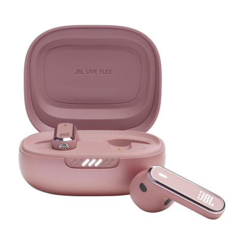 Căști - Căști True Wireless cu Adaptive Noise Cancelling, Bluetooth 5.3, autonomie 40 ore, încărcare wireless, roz