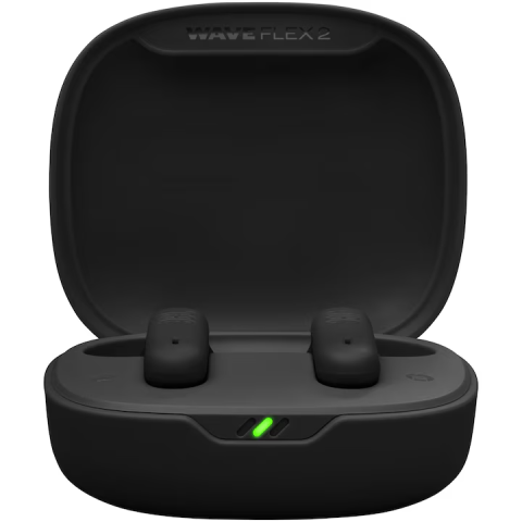 Casti in-ear JBL Wave Flex 2, True Wireless, Bluetooth, 40h autonomie, Multi-Point, IP54, Negru [2]