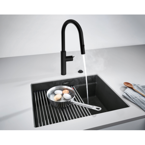 Chiuveta Fragranite KNG 110-52 Matte Black [1]