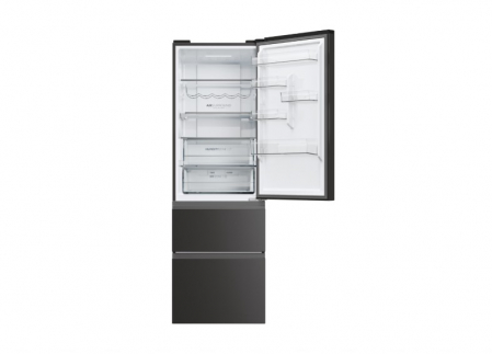 Combine frigorifice - Combina frigorifica independenta Haier HTW5618DNPT No Frost 185 cm Negru