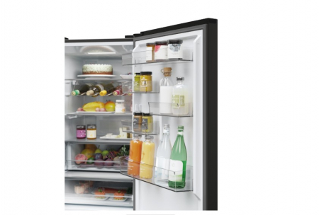 Combina frigorifica independenta Haier HTW5618DNPT No Frost 185 cm Negru [2]