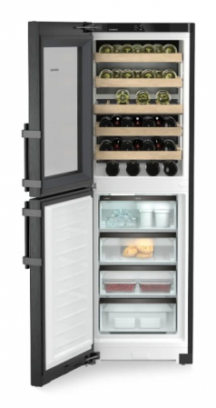 Combina Independenta SWNbsd 529i Peak cu compartiment congelator NoFrost  și compartiment de temperare a vinului [1]