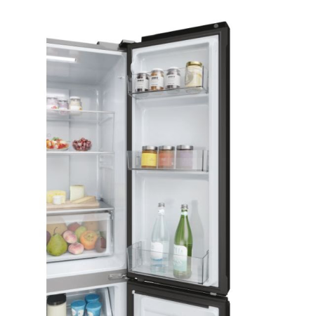 Cube, clasa E, 467 l, Total no frost, Functii Vacanta, Supercooling, Superfreezing, 180/83/65 cm, Slate Black [2]
