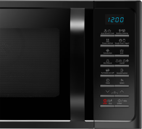 Cuptor cu microunde 28 L – 900 W, grill & convecție, LED, negru [1]