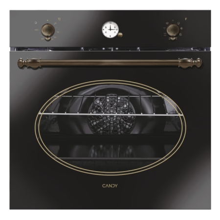 Cuptoare incorporabile - Cuptor incorporabil Candy FCR 824 GH, rustic, Electric, 68 l, Grill, Clasa A, Antracit