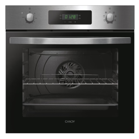 Cuptoare incorporabile - Cuptor incorporabil Candy FIDC X665/1 cu convecție naturală catalizat, Electric, Oțel inoxidabil