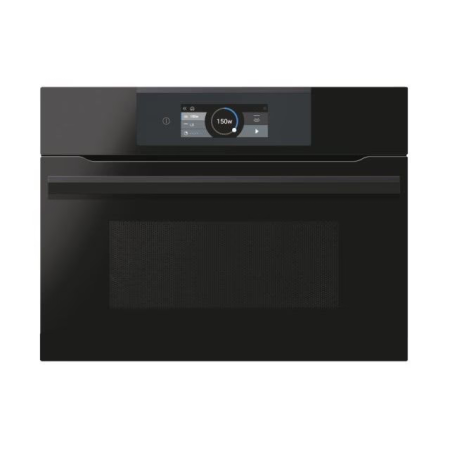 Aparate pentru gatit - Cuptor incorporabil compact Haier HWO45NB6T0B1, Electric, Multifunctional, 12 programe, 34 l, Functie microunde, Grill, Afisaj digital I-Touch, Negru