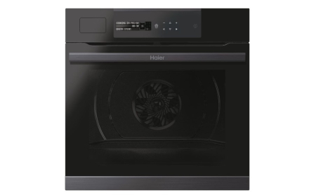 Cuptoare incorporabile - Cuptor incorporabil Haier HWO60SM5S5BH, Electric, Clasa A+, 70 l, Hidrolitic + Catalitic, 9 funcții, Control si continut avansat (Wi-Fi + BLUETOOTH®), Clasă A+, Negru, L x A x I (mm) 595X595X568