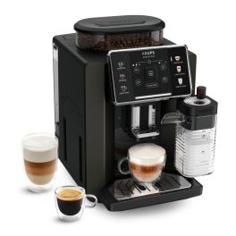 Espressoare automate - Espressor automat Krups Sensation Milk M50 EA912910, 1450W, 15 bari, 6 rețete, ecran tactil, 260g, 1.7l, 3 trepte temperatură, râșniță 5 nivele, tehnologie Milk Maestro, negru