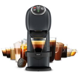 KRUPS - Espressor cu capsule Krups NESCAFÉ® Dolce Gusto® Genio S Plus KP340B10, 1500W, 15 bari, functie Hot & Cold, gri