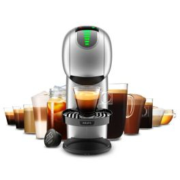 KRUPS - Espressor cu capsule Krups NESCAFÉ® Dolce Gusto® Genio S Touch KP440E10, 1500W, 15 bari, rezervor 0.8L, funcție XL, peste 30 de rețete calde și reci, argintiu