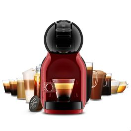 Espressoare cu capsule NESCAFÉ® Dolce Gusto® - Espressor cu capsule Krups NESCAFÉ® Dolce Gusto® Mini Me KP123H10, 1500 W, 15 bari, capacitate rezervor 0.8L, Tehnologia Play & Select, functie Eco, rosu & negru