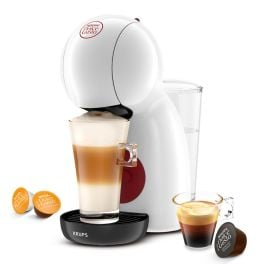 Espressoare cu capsule NESCAFÉ® Dolce Gusto® - Espressor cu capsule Krups NESCAFÉ® Dolce Gusto® Piccolo XS KP1A3110, 1600W, 15 bari, capacitate rezervor 0.8 L, functie Eco, alb & rosu