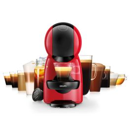 Espressoare cu capsule NESCAFÉ® Dolce Gusto® - Espressor cu capsule Krups NESCAFÉ® Dolce Gusto® Piccolo XS KP1A3510, 1600W, 15 bari presiune, capacitate rezervor 0.8 L, functie Eco, negru & rosu