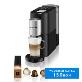 Espressoare cu capsule NESPRESSO - Espressor cu capsule Nespresso Krups Nespresso Atelier XN890831, 1500W, 19 bari, sistem de spumare a laptelui, 1L, negru