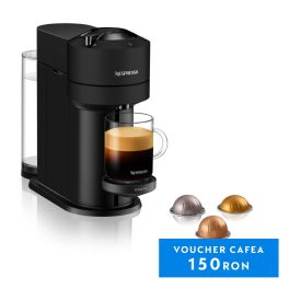 Espressoare cu capsule NESPRESSO - Espressor cu capsule Nespresso Vertuo Next by Krups XN910N10, 1500W, 15 bari, rezervor 1.1 L, conectivitate smartphone, negru mat