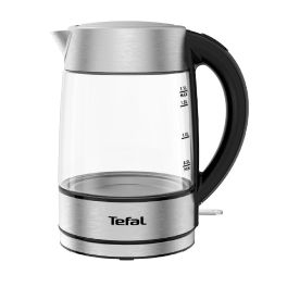 Mic dejun - Fierbător apă Glass KI772D38, 2200 W, filtru anti-calcar, 1.7 L, sticlă, transparent