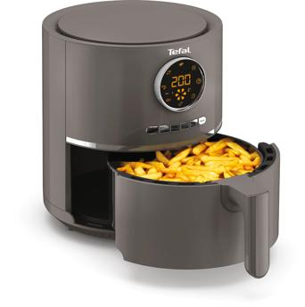 Aparate de gătit - Friteuză cu aer cald Tefal Ultra Fry Digital EY111B15, 1400 W, 4,2 L, 8 programe, gri