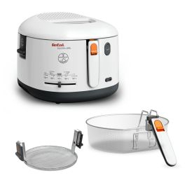 Aparate de gătit - Friteuză Filtra One FF162131, 1900 W, 1 program, termostat ajustabil, plasă pentru filtrare patentată, fereastră de vizualizare, 1.2 KG / 2.1 L, alb