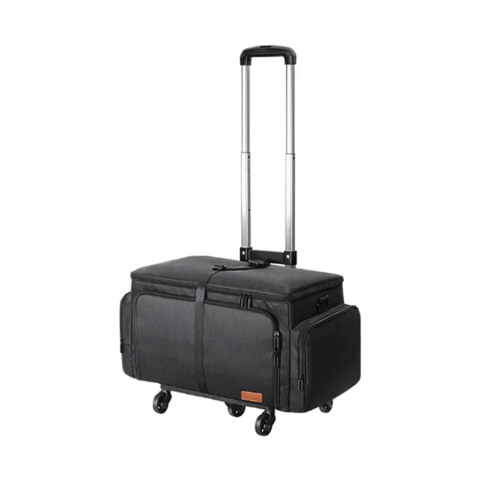 Geantă trolley pentru boxe 8”, impermeabilă, cu roți, mâner telescopic și protecție 10 mm [1]