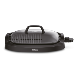 Aparate de gătit - Grătar electric Health Multi Grill CB6A0830, 2000 W, termostat 5 nivele, suprafaţă antiaderentă, capac sticlă, negru