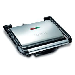 Tefal Tefal Aparate de gătit Tefal Aparate de gătit Grătare electrice - Grătar electric multifuncțional Tefal Inicio Grill GC241D38, 2000W, funcție panini, depozitare verticală, plăci cu înveliș antiaderent, inox