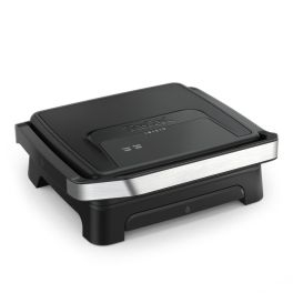 Aparate de gătit - Grătar electric multifuncțional Tefal Inicio Panini Maker & Grill GC271810, 2180W, până la 6 persoane, suprafață antiaderentă de gătit 29x26 cm, depozitare verticala, tavă suc detașabilă, negru