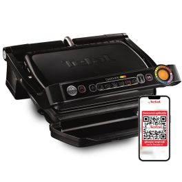 Aparate de gătit - Grătar electric OptiGrill+ GC712834, 6 programe, senzor automat, mod manual 4 nivele, plăci antiaderente din aluminiu turnat, tavă colectare lichide, negru