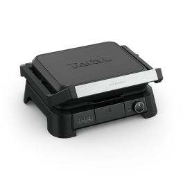 Aparate de gătit - Gratar electric Tefal SuperGrill 3 in 1 GC5108E0, 2000W, indicator gătire, plăci detașabile cu înveliș antiaderent, 3 trepte temperatură, funcție cuptor & barbeque, 600 cm2, negru