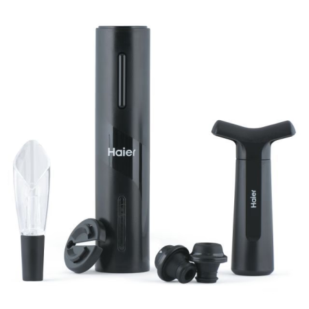 Bucatarie si servire - Haier HAWUKIT06 – set accesorii vin 6-în-1, deschizător electric + aerator