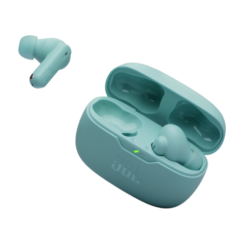 Căști - Casti in-ear JBL Wave Beam 2, True Wireless, Bluetooth, ANC, 40h autonomie, Multi-Point, IP54, Albastru