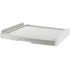 Accesorii masini de spalat rufe si uscatoare - Kit de suprapunere Candy WSK1110U – suport universal pentru uscător și mașină de spălat (adâncime maşină: 47-62 cm), alb.