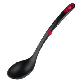 Articole de bucătărie - Lingura pentru servire Tefal Ingenio+ K1980334, rezistenta la temperaturi inalte, compatibilitate cu masina de spalat vase, plastic, negru & rosu