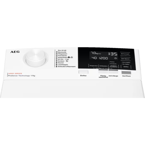 Masina de spalat rufe AEG LTR6A60370, incarcare verticala, 7 kg, 1300 rpm, ProSense, alb [2]