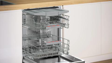 Masina de spalat vase incorporabila Bosch SMI4EVS08E Serie 4, 14 seturi, EfficientDry, Home Connect, inox [1]