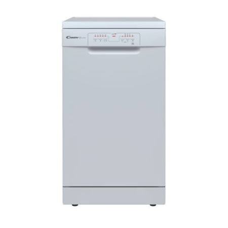 Masini de spalat vase incorporabile - Masina de spalat vase independenta Candy CDPH 2L1049W, 10 seturi, 5 programe, Clasa E, 45 cm, Alb