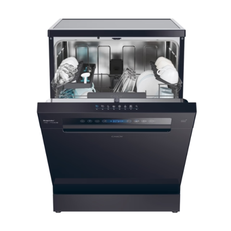 Masina de spalat vase independenta CANDY Rapido CF 5C6F0B, 15 seturi, 8 programe, 60 cm, Clasa C, negru [3]