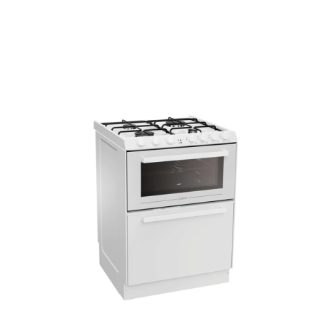 Minibucatarie, Concept unic 3 in 1 Candy pentru spatii mici, format din plita pe gaz + cuptor electric + masina de spalat vase - ALB L 60 x l 60 x H 86.5 - 87.6 cm ( 6 programe msv cls A (rapid 32 min [1]