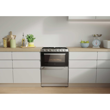 Minibucatarie, Concept unic 3 in 1 Candy pentru spatii mici, format din plita pe gaz, cuptor electric ,masina de spalat vase - INOX L 60 x l 60 x H 86.5 - 87.6 cm  (6 programe msv cls A, pr rapid 32 m [2]