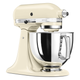 Mixere  verticale - Mixer cu bol KitchenAid Artisan 5KSM125EER, 300W, 4.8L, Porcelain White