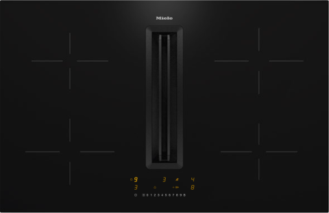 Miele - Plită cu inducție cu sistem integrat de evacuare a vaporilor Miele KMDA 7272-1 FL Silence