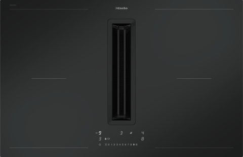 Miele - Plită cu inducție cu sistem integrat de evacuare a vaporilor Miele KMDA 7876-1 FL MattFinish