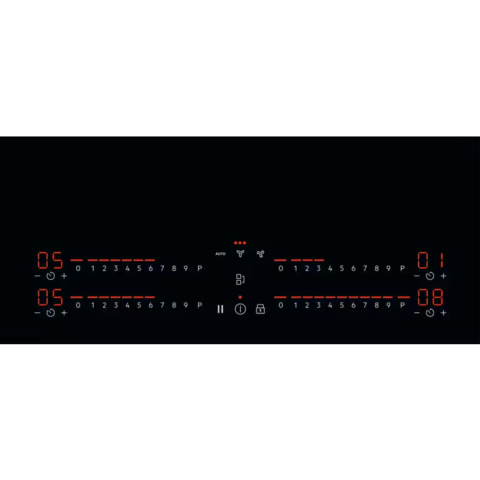 Plita cu inductie si hota integrata AEG CCE84543CB, 77 cm, Bridge Function, Hob2Hood, negru [1]